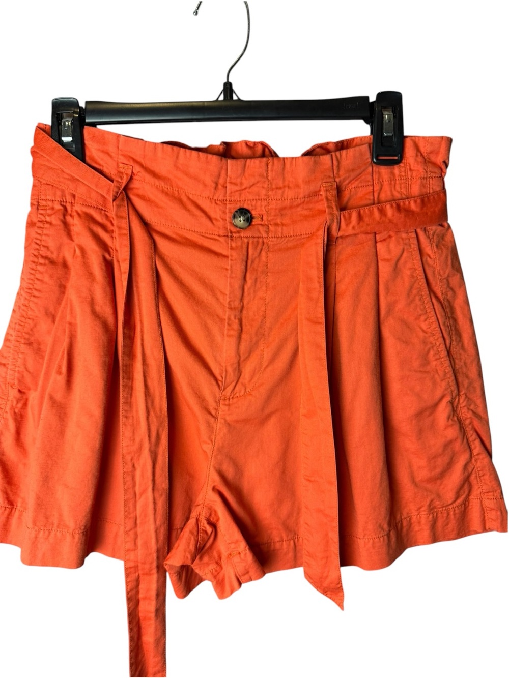 Madewell Paperbag Orange Shorts L0219 - Size 4